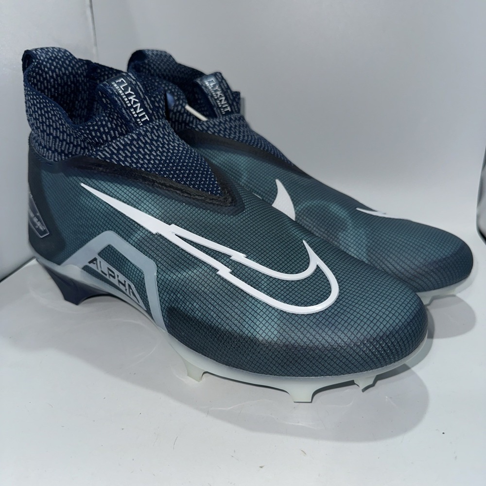 Nike Alpha Menace Elite 3 College Navy White Armory Blue CT6648 400 Size 11 -(2D